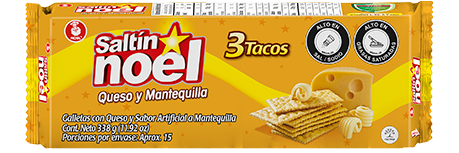 Saltin Noel galleta de Queso y Mantequilla 338g 11.93 oz. (Noel)