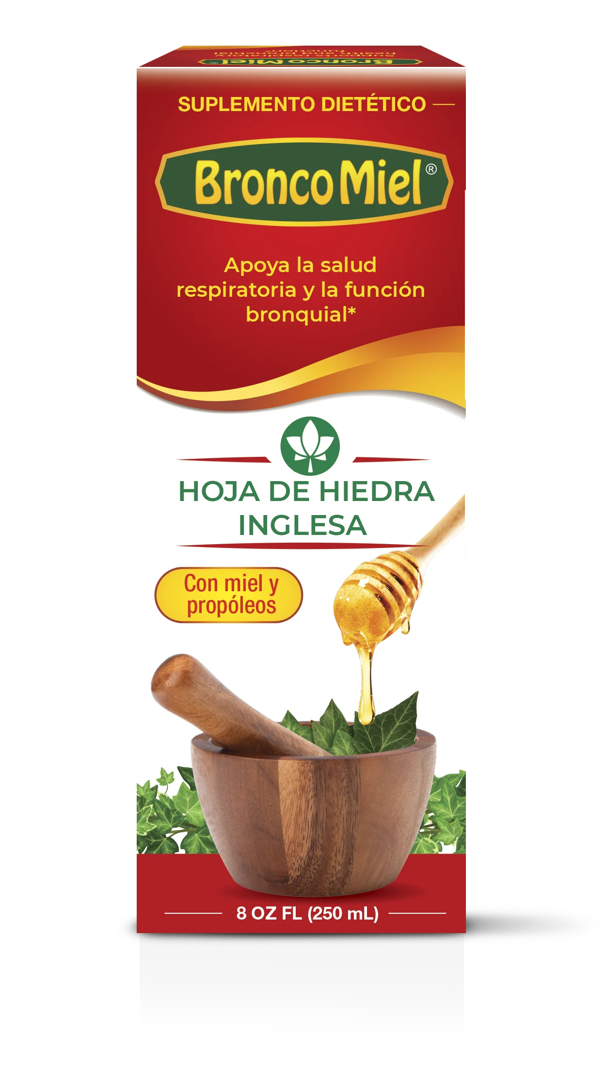 Bronco Miel Hoja De Hiedra Inglesa 8 oz fl (PHARMADEL LLC)