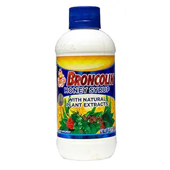 BRONCOLIN HONEY SYRUP NATURAL PLANT EXTRACTS 11.4 oz (Midway)