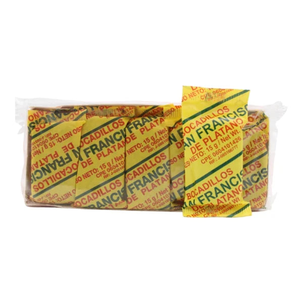 Bocadillos Plátano 15 U. (San Francisco)