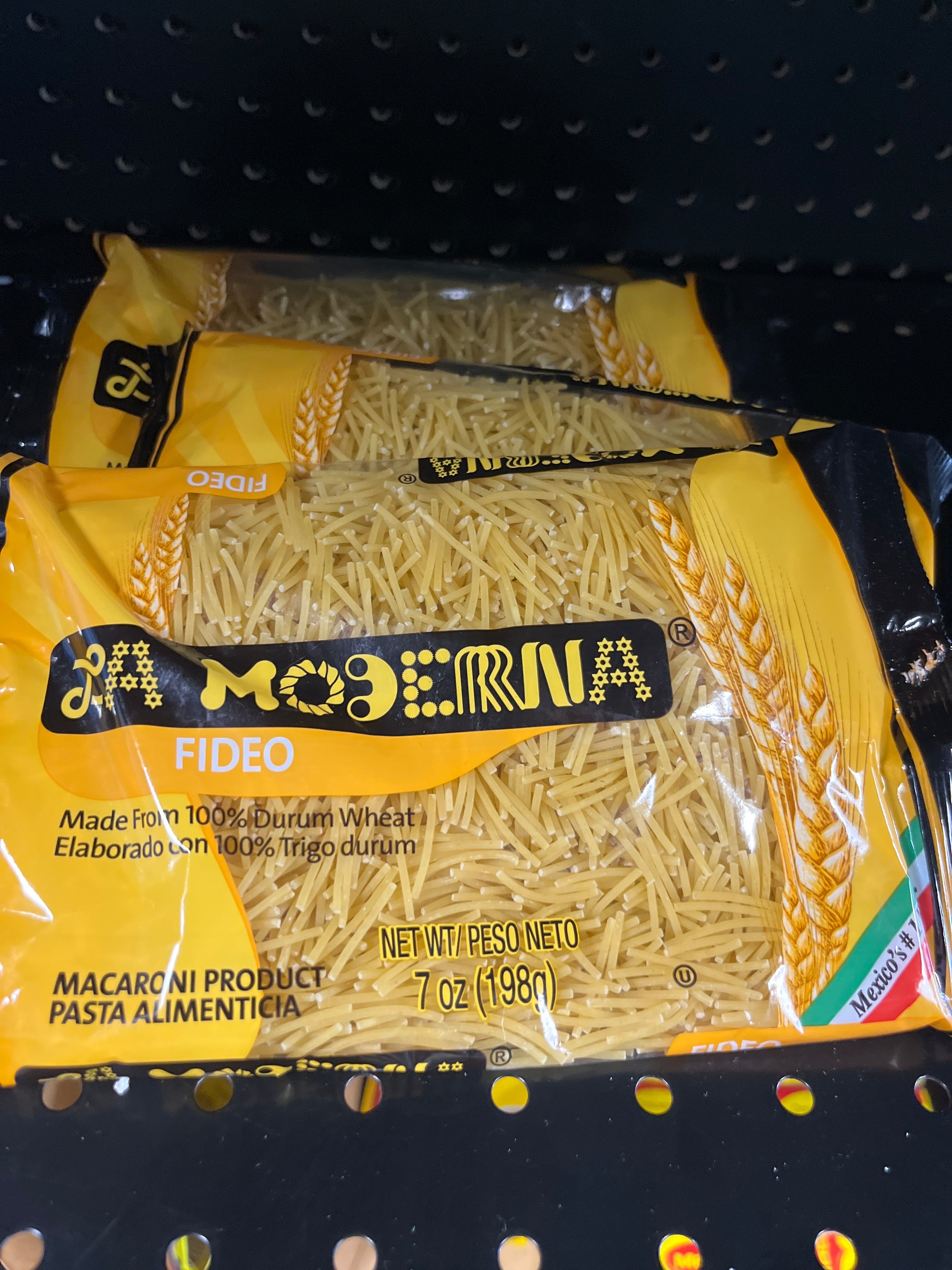 Fideos moderna