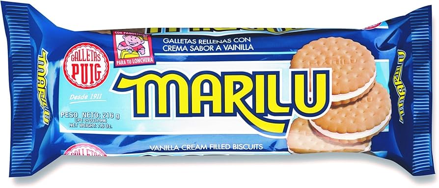 Marilu vainilla 7.6 oz. (Galletas Puig)