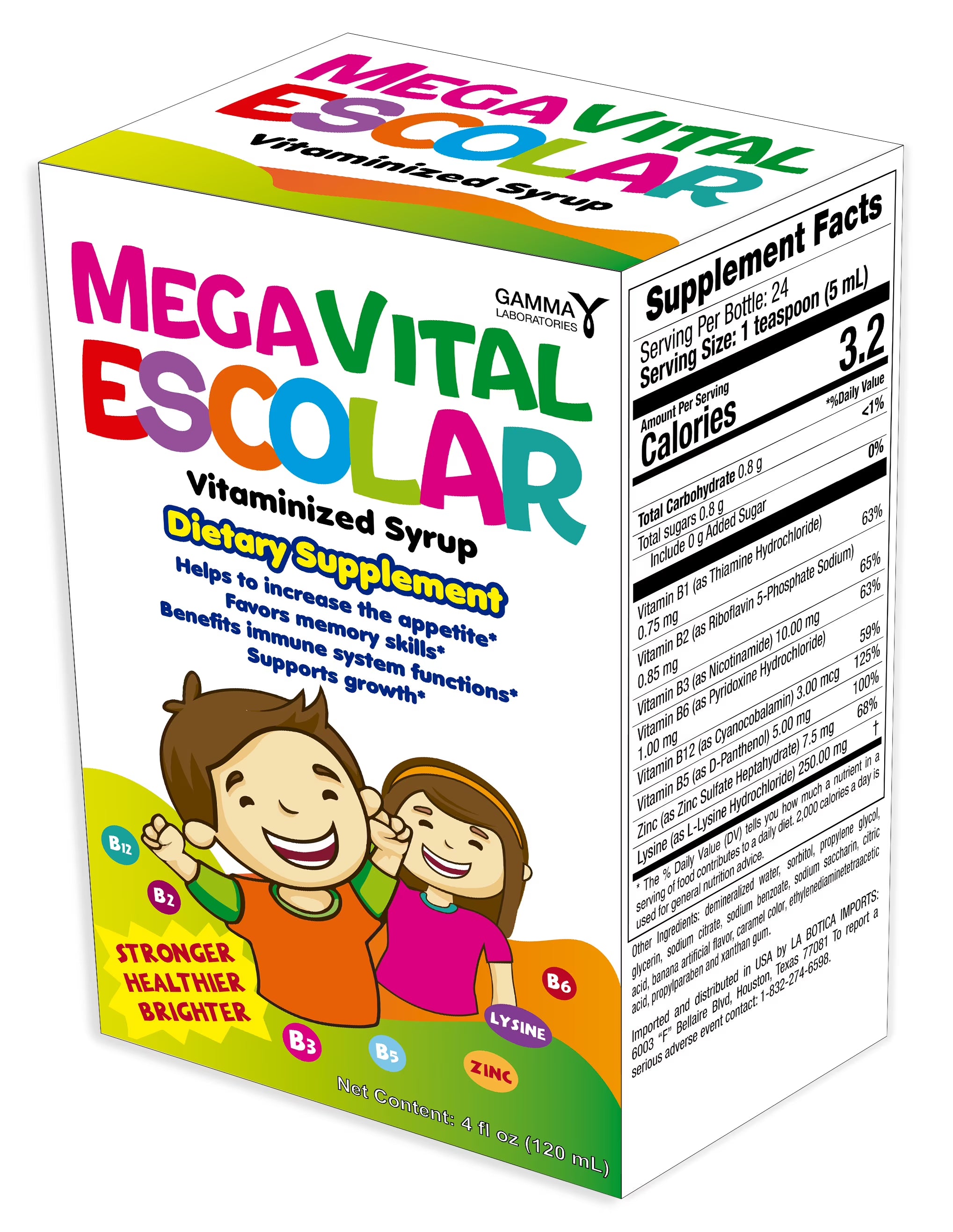 MEGAVITAL ESCOLAR 4fl oz (GAMMA)
