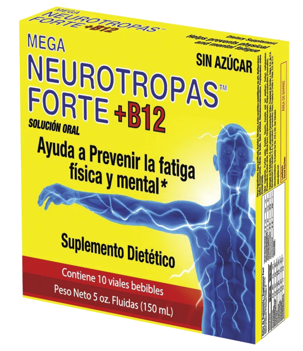 MEGA NEUROTROPAS FORTE + B12 SUGAR FREE (LA Botanica)