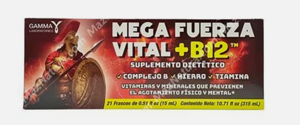 MEGA FUERZA VITAL + B12 (GAMMA Laboratories)