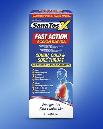 SanaTos X FAST ACTION 6fl oz (PHARMADEL)
