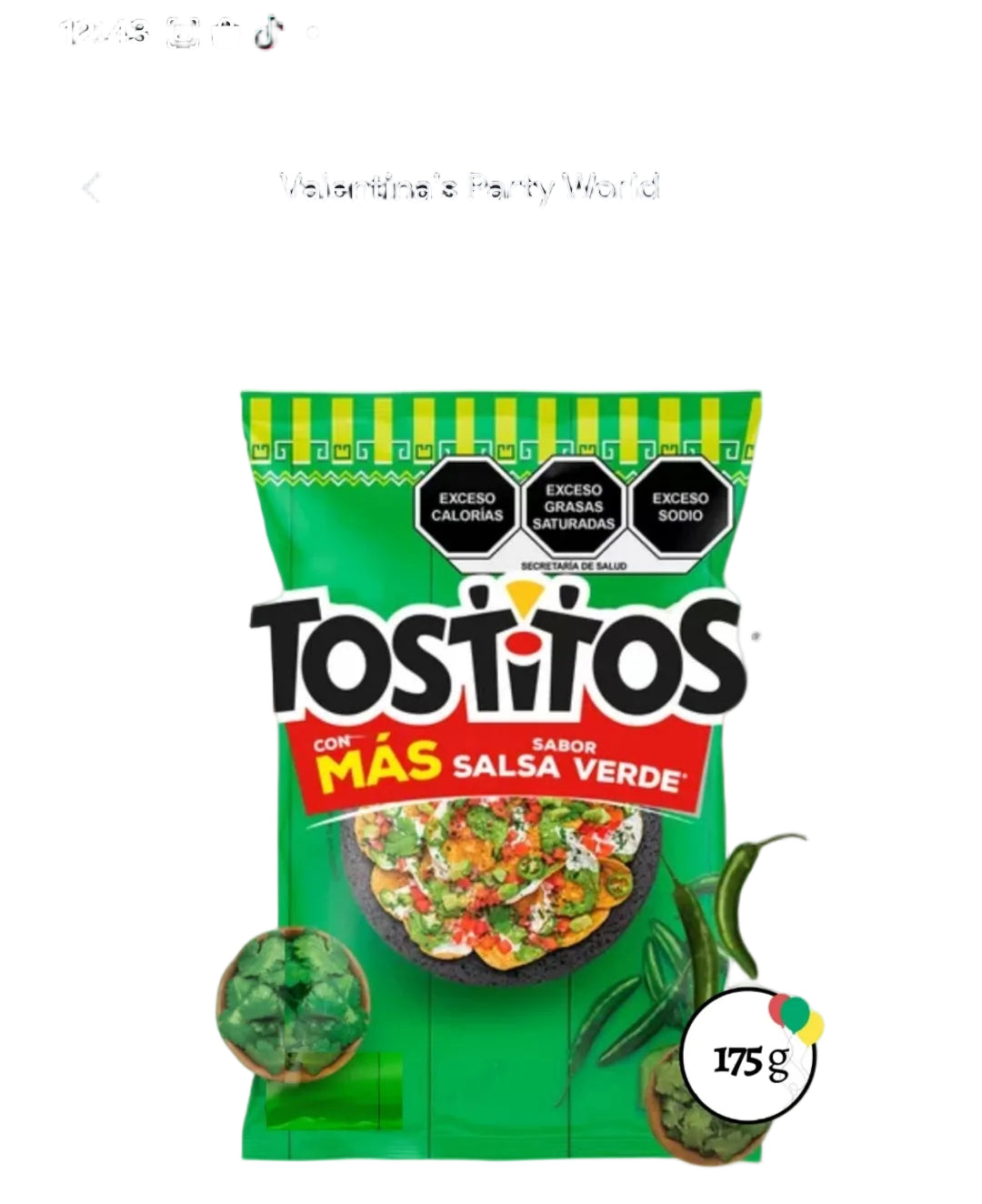 Tostitos salsa verde