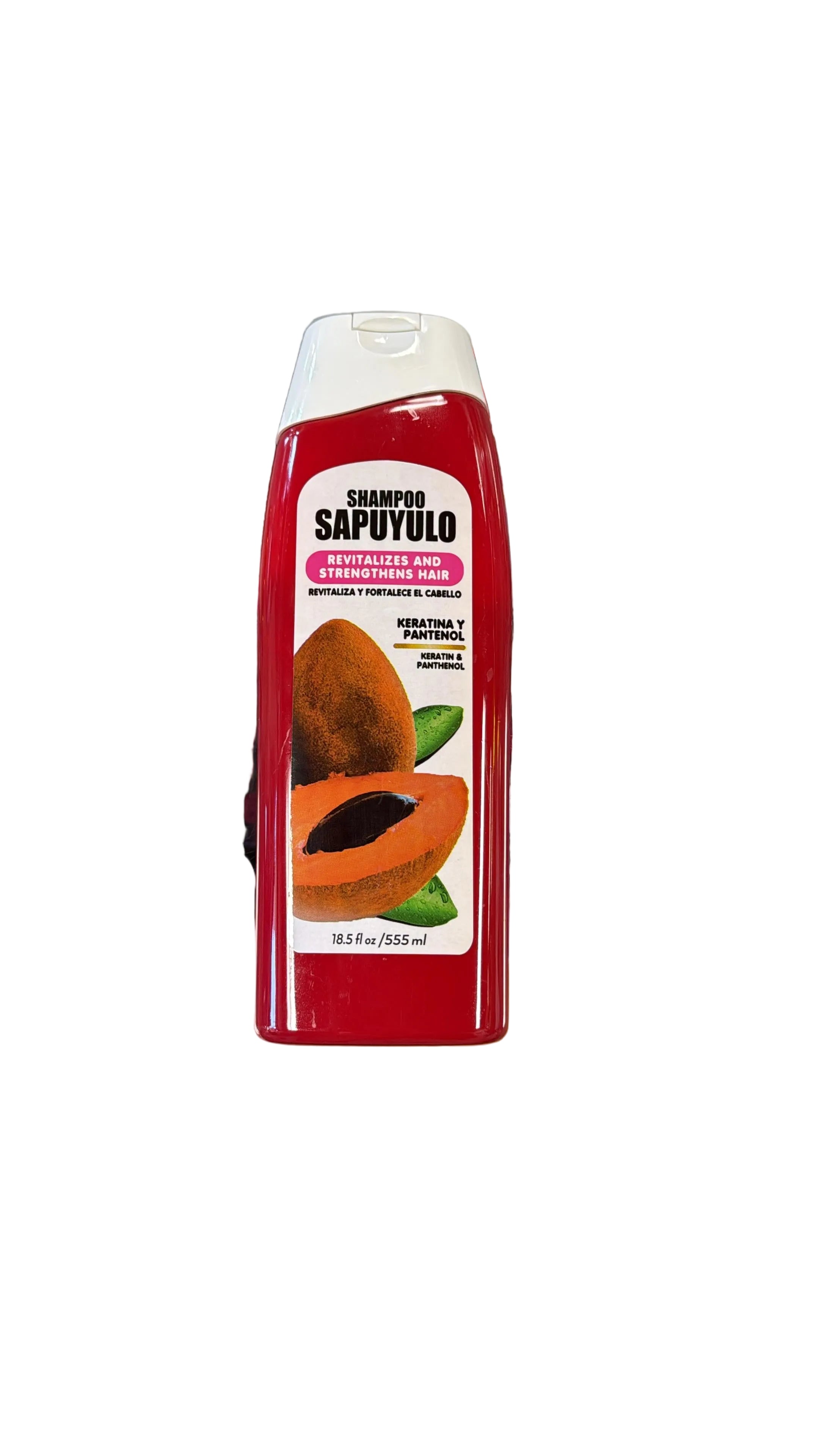 Sapuyulo keratina y pantenol shampoo 555ml