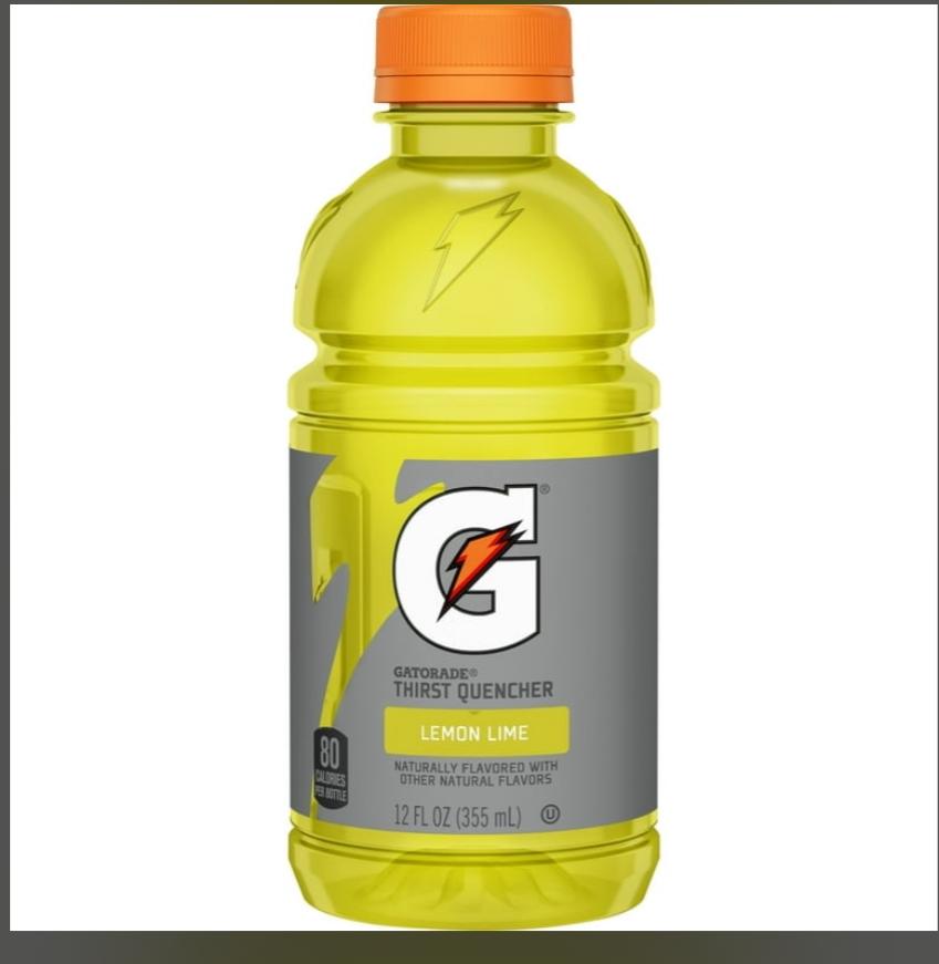 Gatorade limón lime 12oz