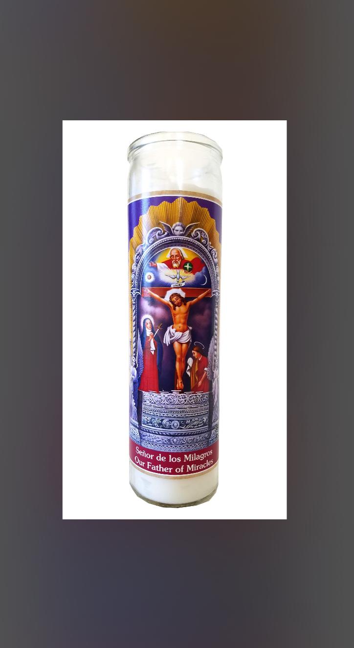 Veladora Señor de los milagros