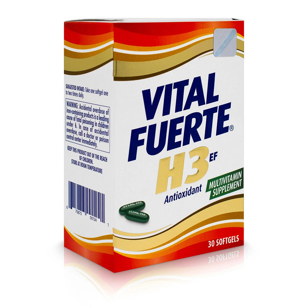 VITAL FUERTE H3 30 soft gels (Farmamedica)