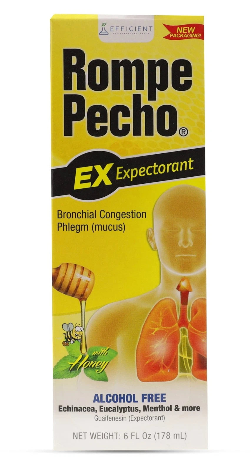 Rompe Pecho EX Expectorante Sin Alcohol 6 oz fl (Efficient)