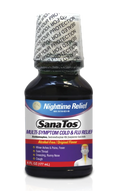 SanaTos Nightime Relief MULTI-SYMPTOM COLD & FLU RELIEF 6fl oz (PHARMADEL)