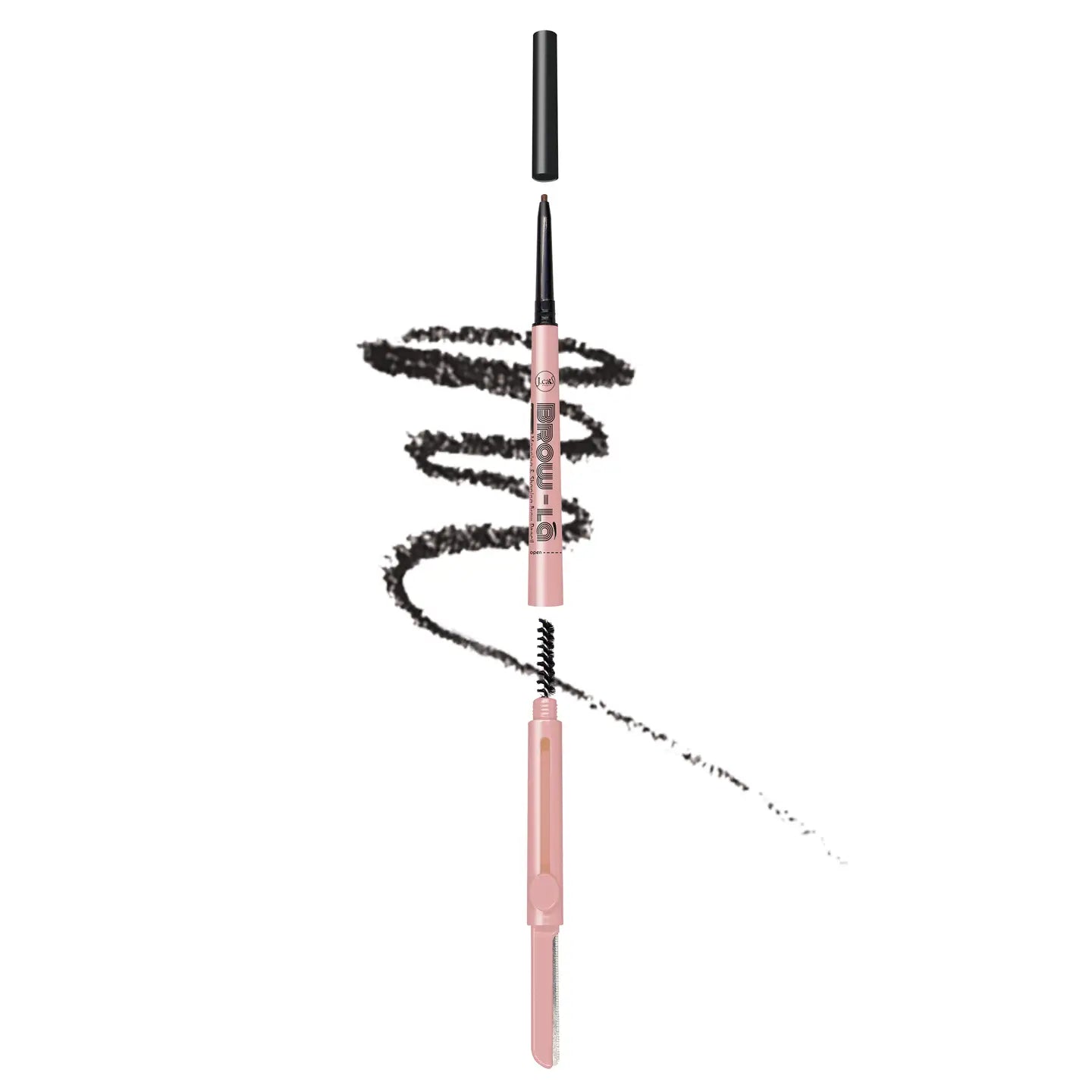MSP106 Mapping & Shaping Brow Pencil - Soft Black (J.cat)
